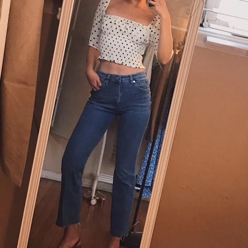 polka dots top
